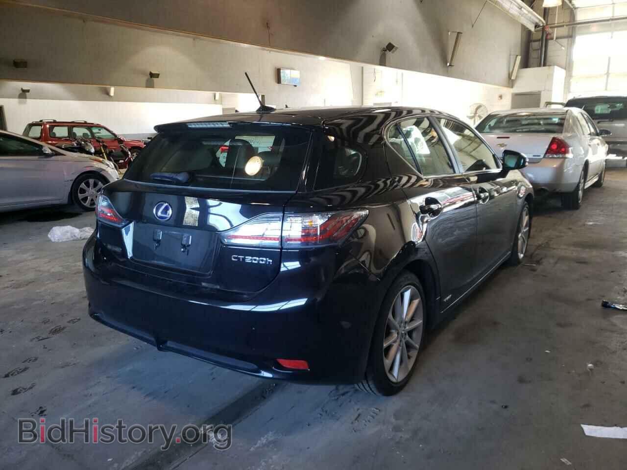 2012 LEXUS CT 200 - VIN: JTHKD5BH6C2107929 - Фото 4