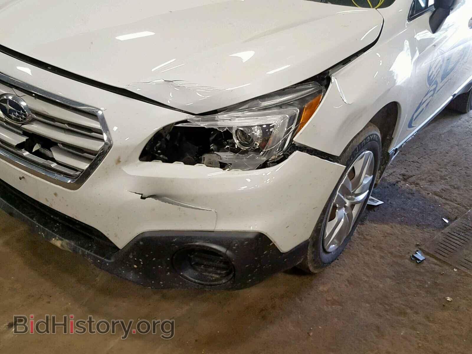 2016 SUBARU OUTBACK 2. - VIN: 4S4BSBAC1G3276523 - Фото 9