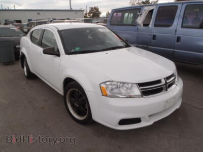 2011 Dodge AVENGER Avenger EX, белый — VIN 1B3BD4FB6BN598809, Copart