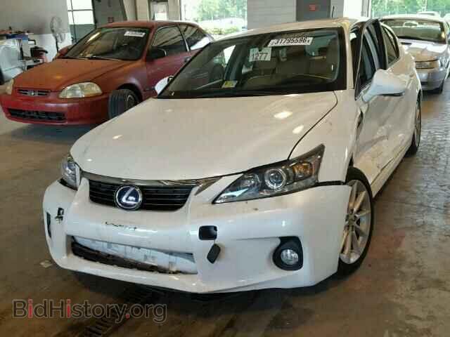 2012 LEXUS CT 200 - VIN: JTHKD5BH9C2066079 - Фото 2
