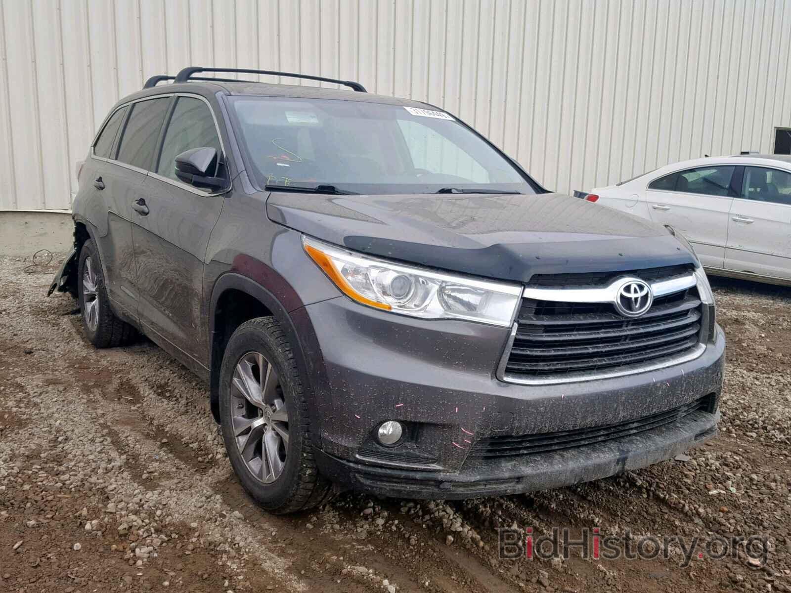 Фотография 5TDBKRFH7ES034638 - TOYOTA HIGHLANDER 2014