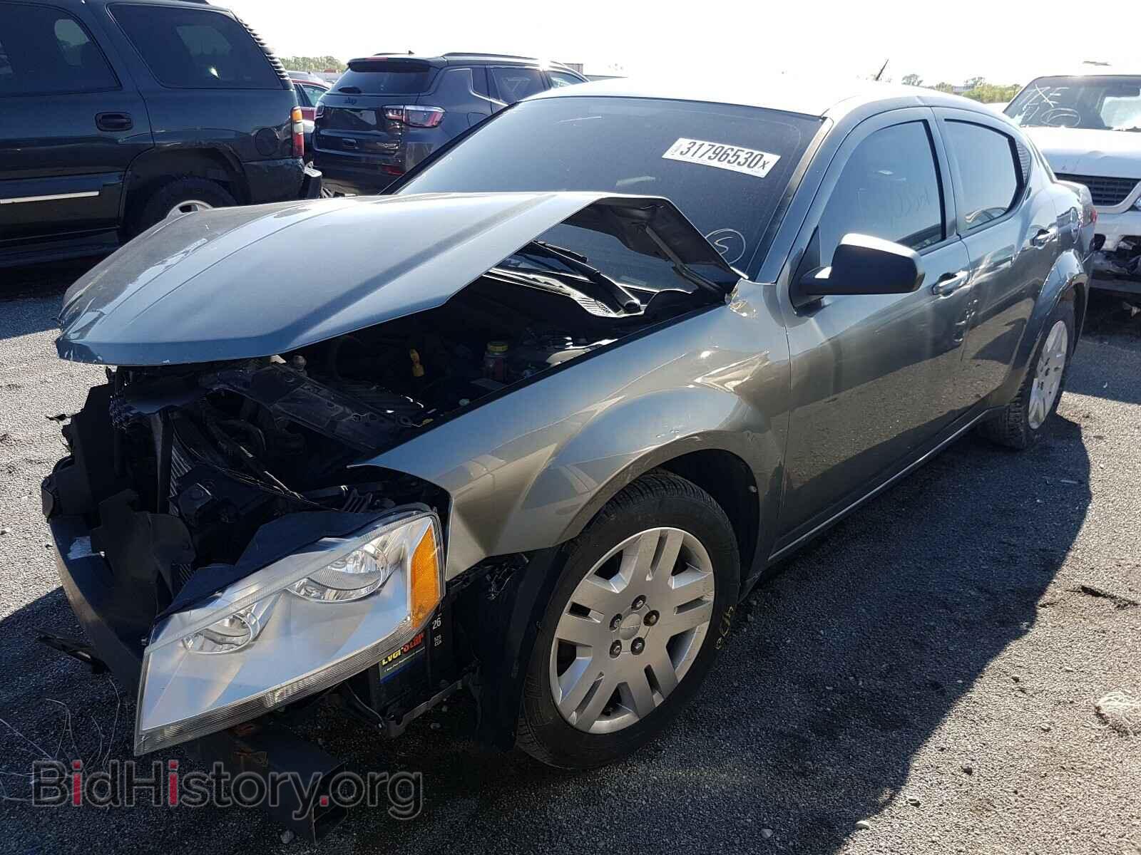 2013 DODGE AVENGER - VIN: 1C3CDZAB3DN621381 - Фото 2