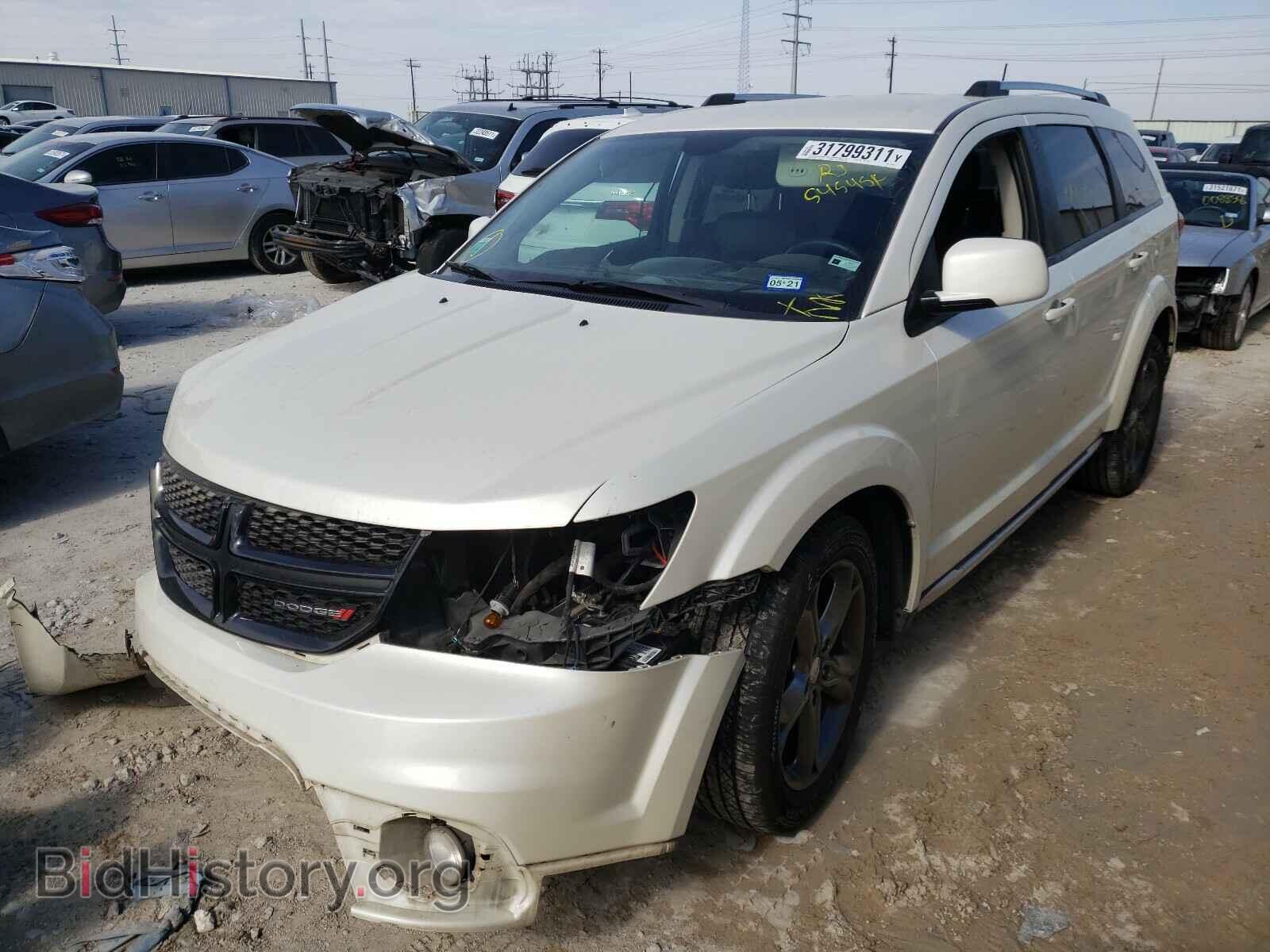 2017 DODGE JOURNEY - VIN: 3C4PDCGB8HT545454 - Фото 2