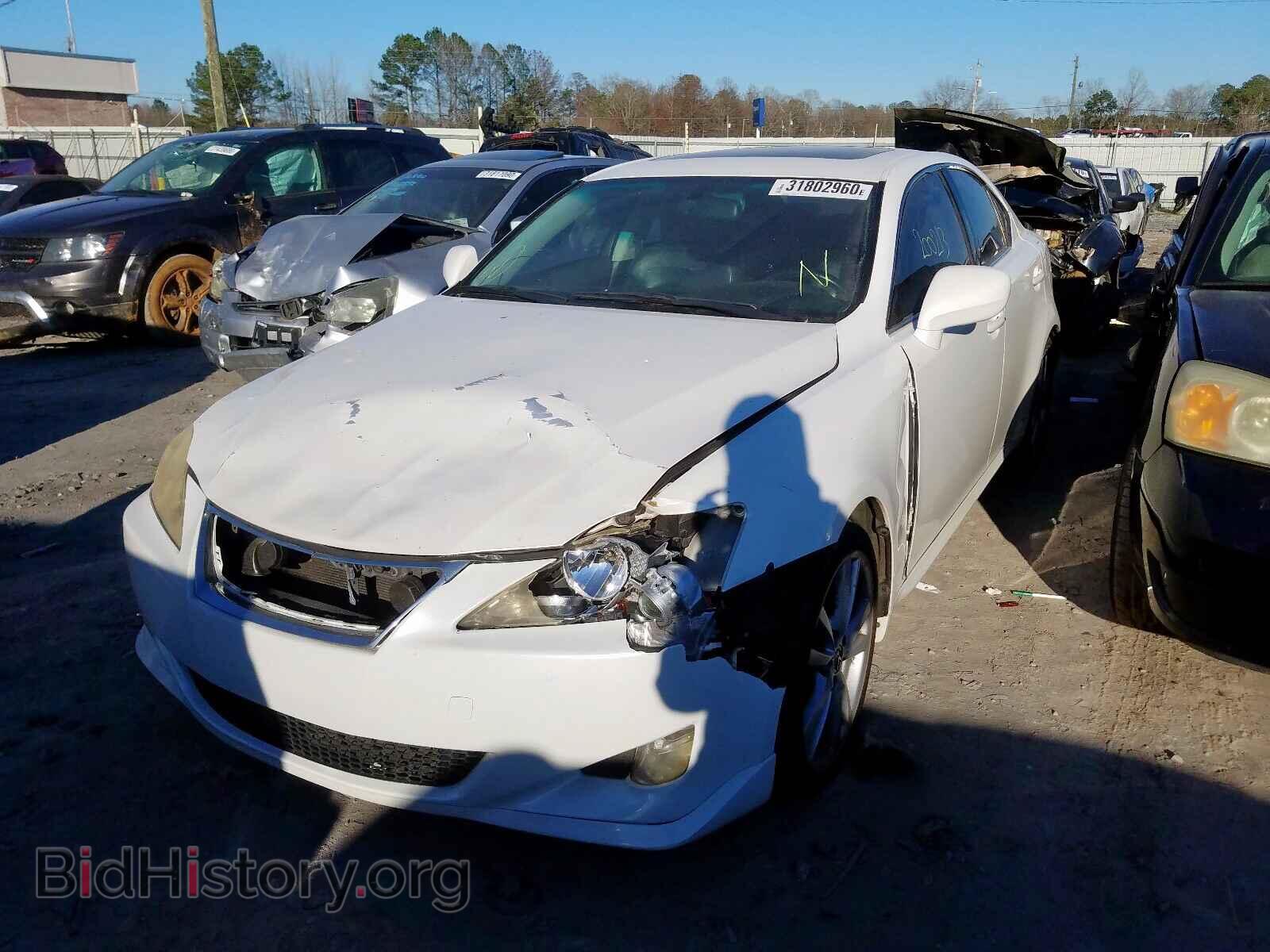 2007 LEXUS IS - VIN: JTHBK262375050474 - Фото 2