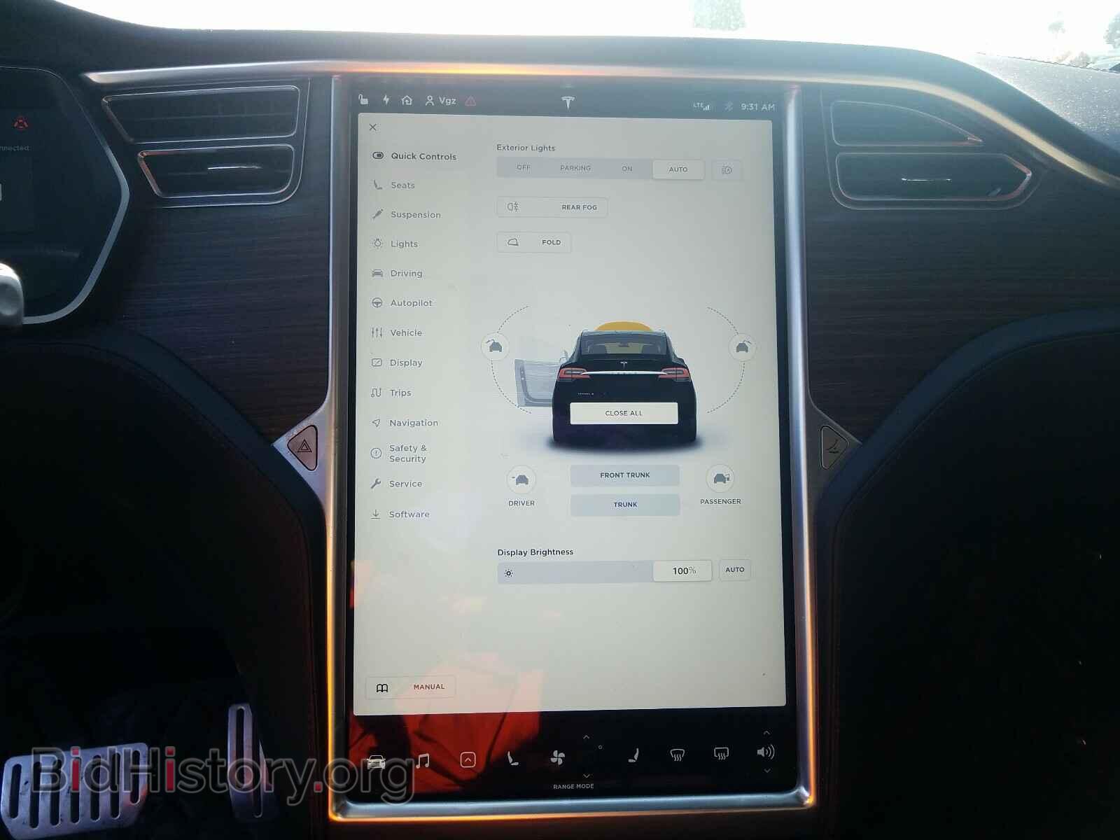 2016 TESLA MODEL X - VIN: 5YJXCBE45GF004716 - Photo 9
