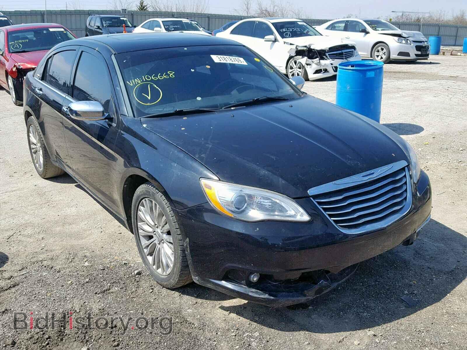 Фотография 1C3CCBCGXCN106668 - CHRYSLER 200 2012