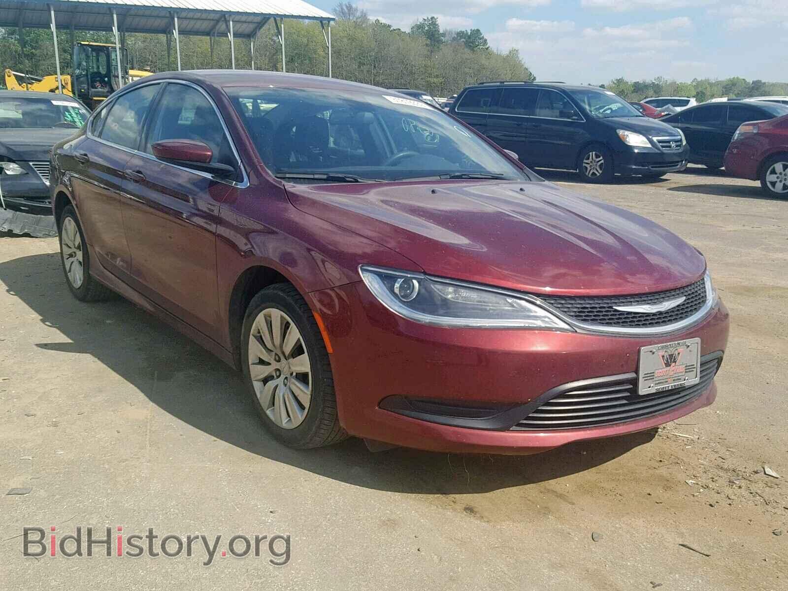 Photo 1C3CCCFB3GN174225 - CHRYSLER 200 2016