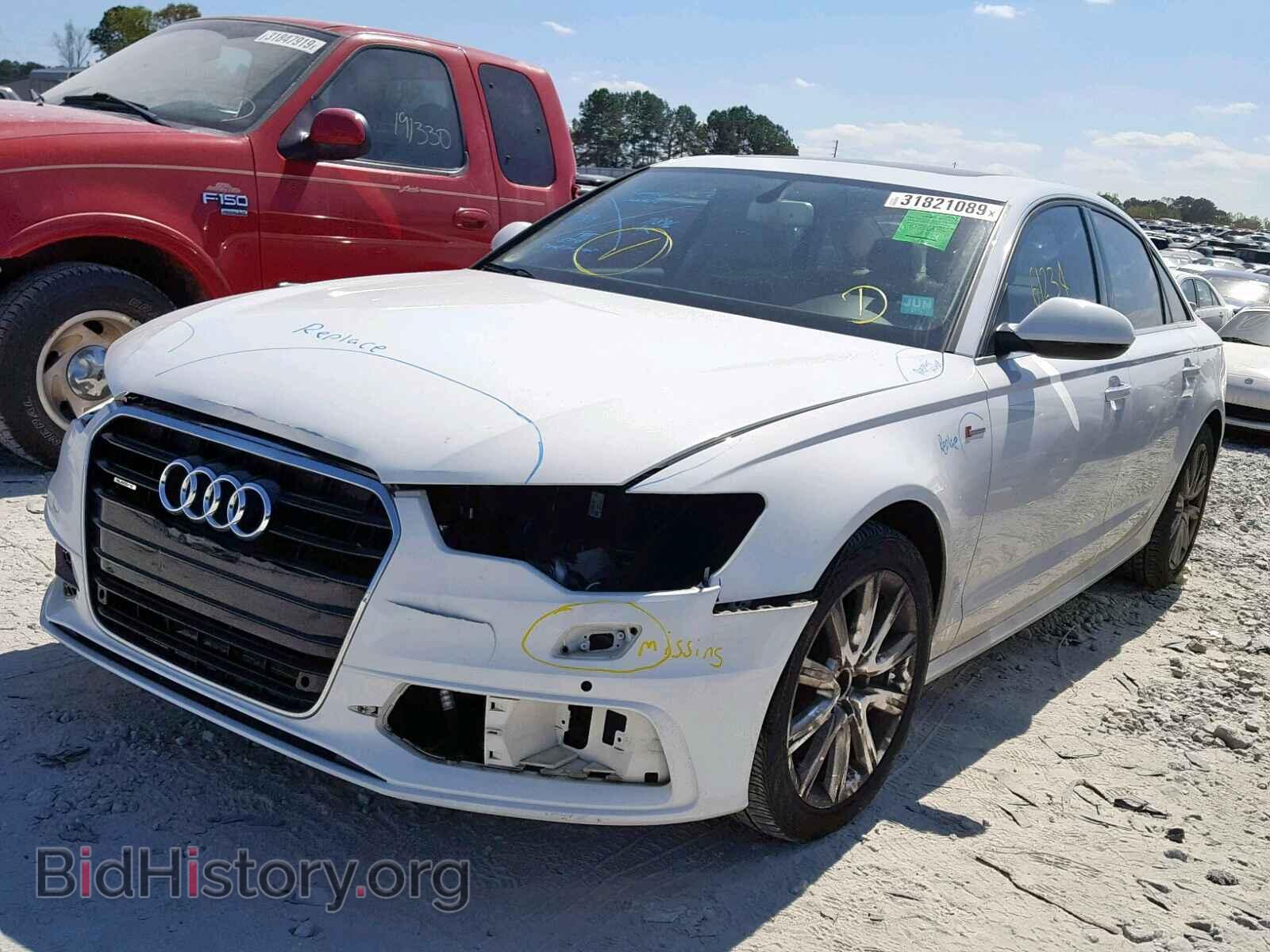 2012 AUDI A6 - VIN: WAUHGAFC2CN164702 - Photo 2
