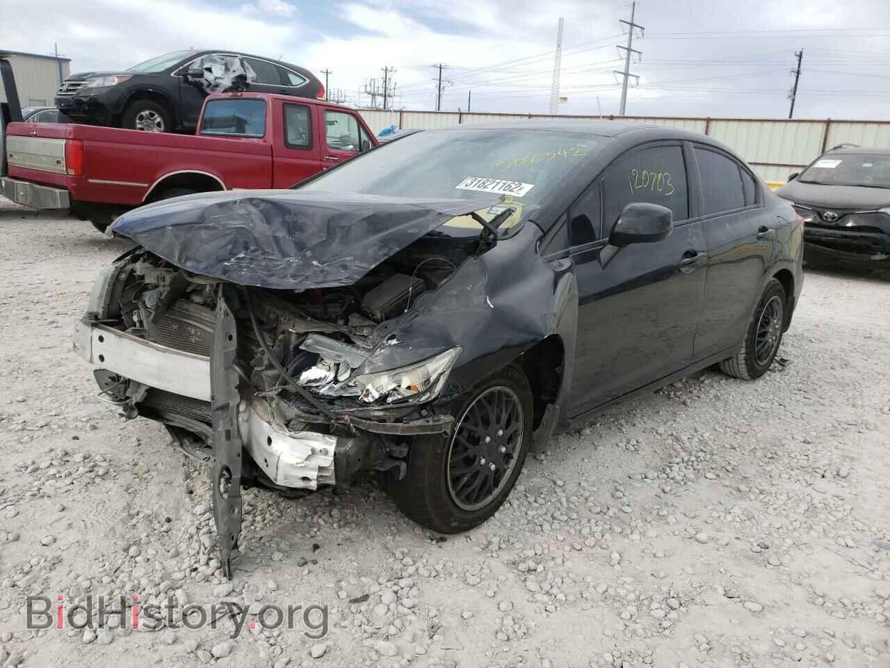 2013 HONDA CIVIC - VIN: 2HGFB2F55DH508342 - Фото 2