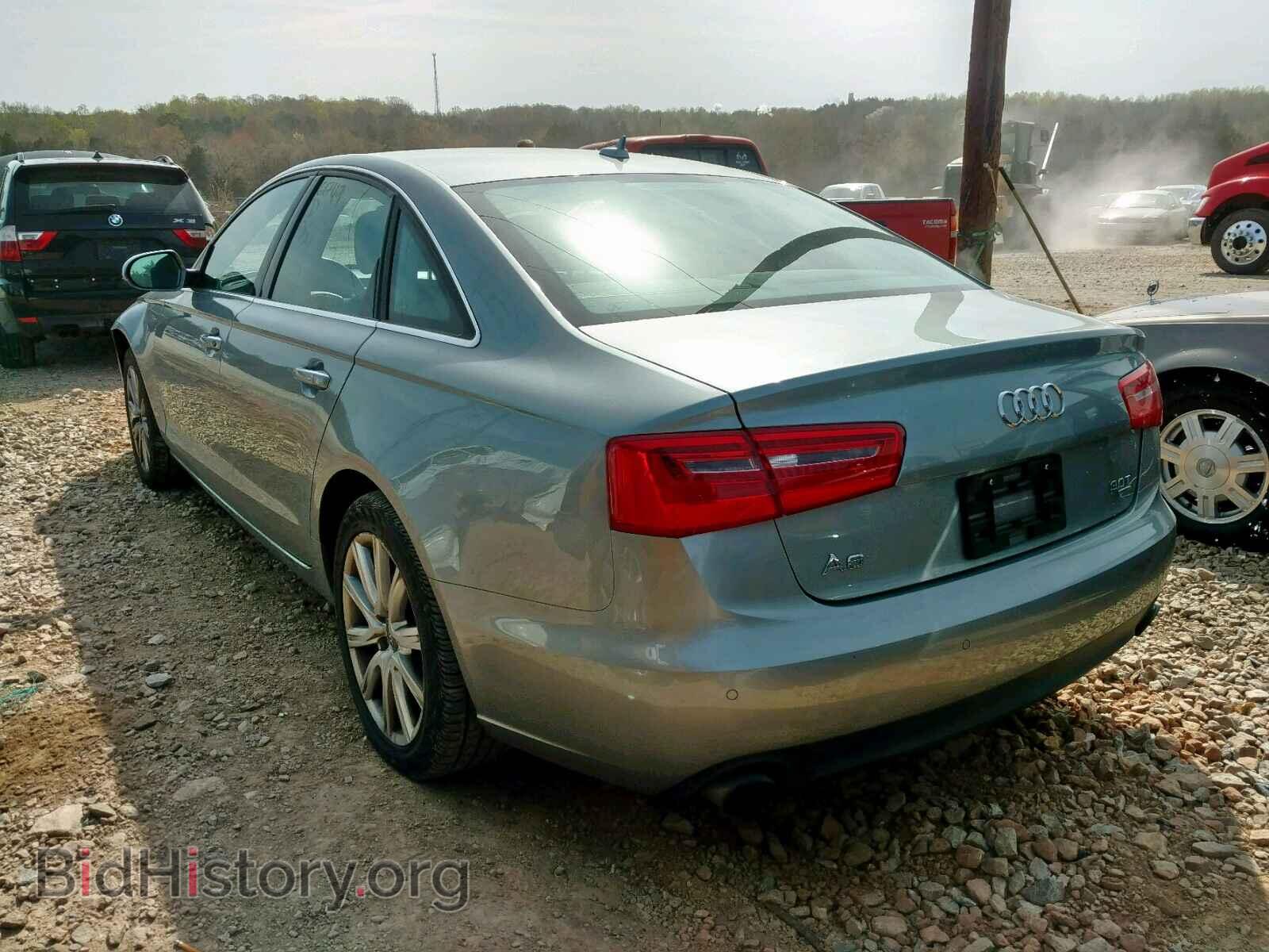 2013 AUDI A6 - VIN: WAUGGAFC7DN107635 - Фото 3