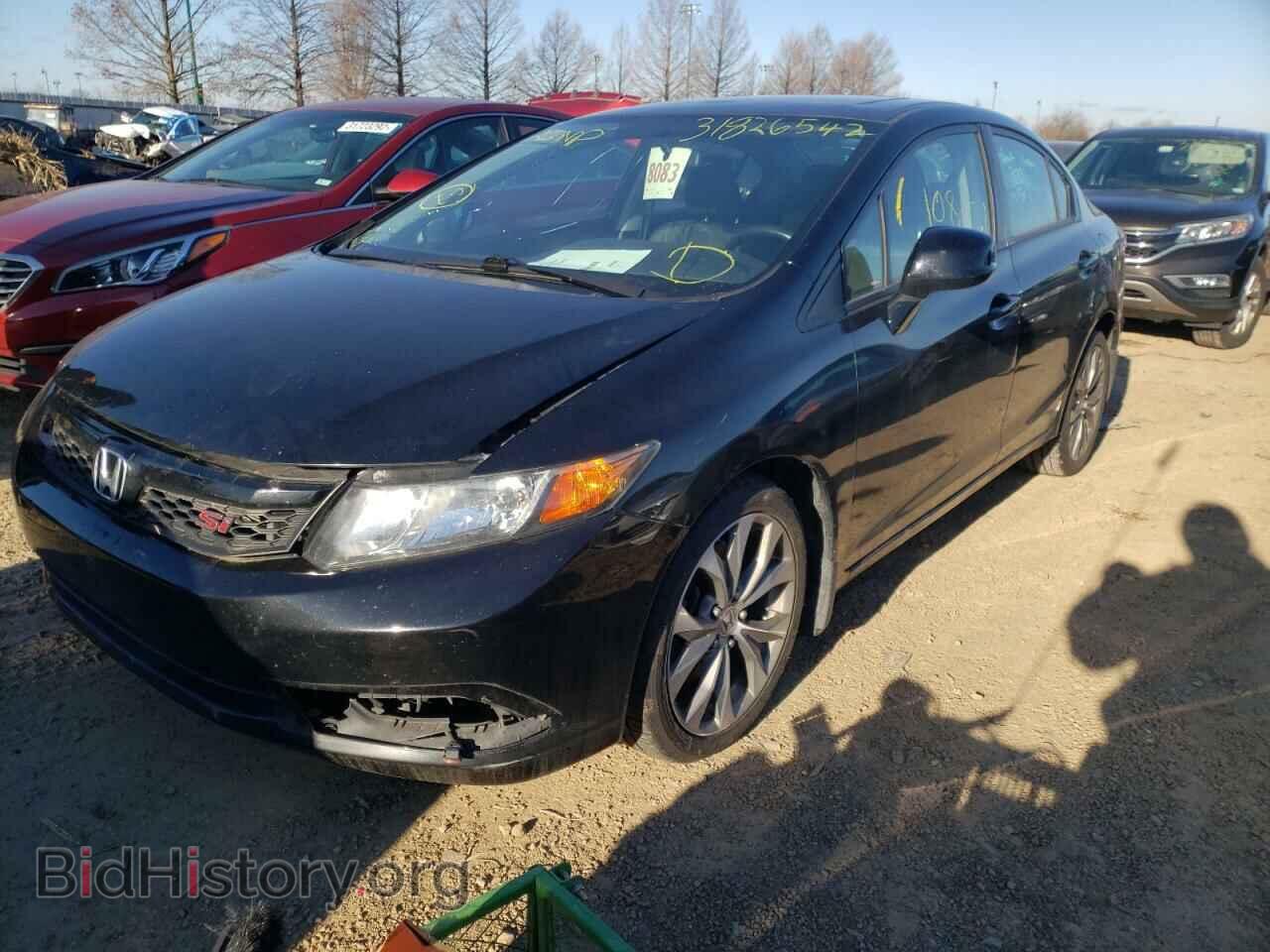 2012 HONDA CIVIC - VIN: 2HGFB6E50CH706091 - Фото 2
