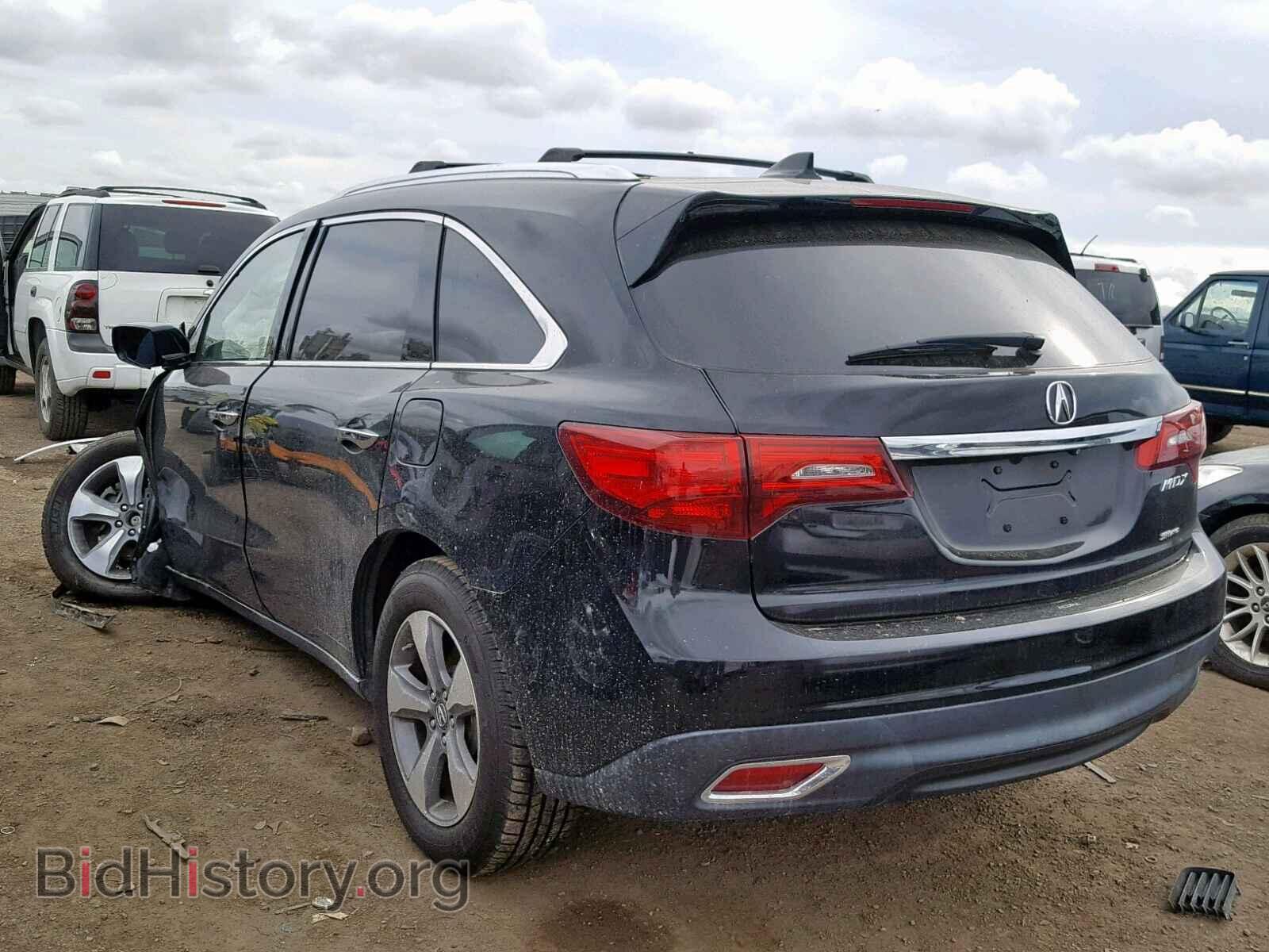 2014 ACURA MDX - VIN: 5FRYD4H29EB028391 - Фото 3