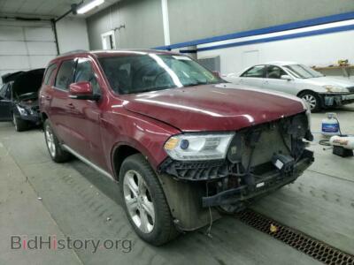 2014 Dodge DURANGO Durango LI, бордовый — VIN 1C4RDJDG2EC495378, Copart