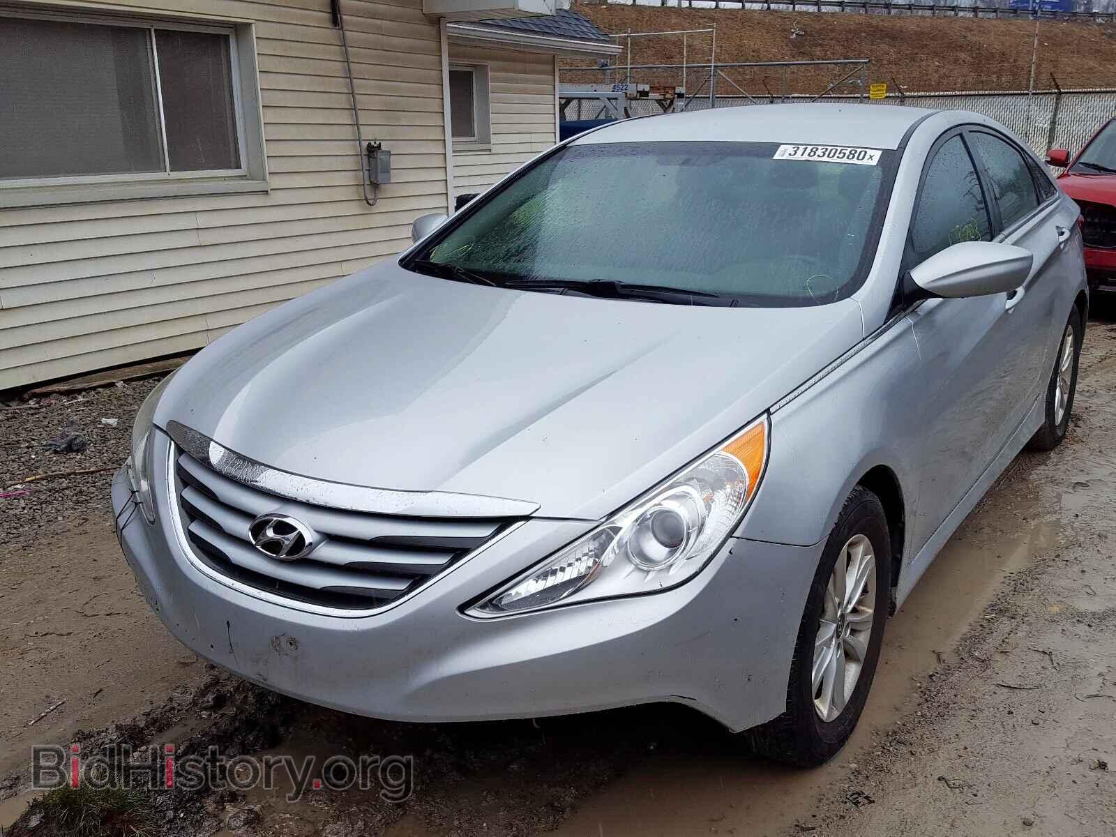 2014 HYUNDAI SONATA - VIN: 5NPEB4AC2EH857110 - Фото 2