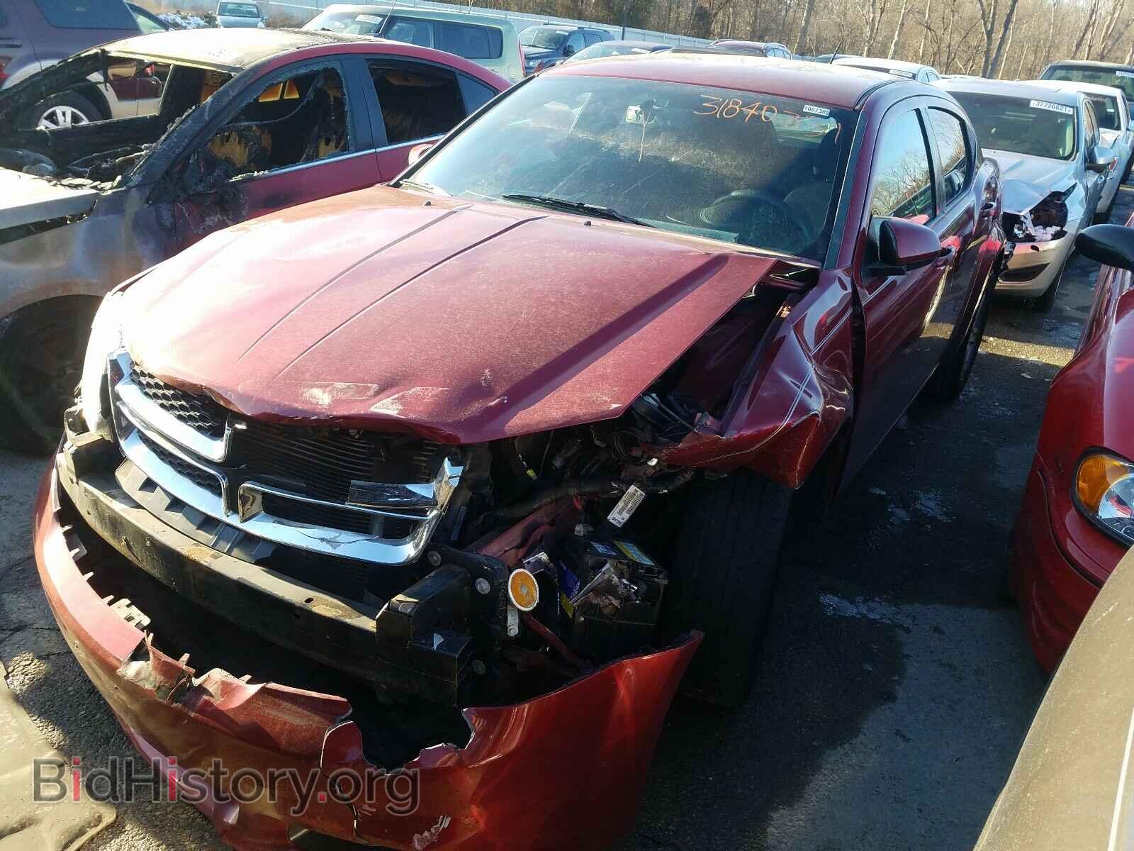 2014 DODGE AVENGER - VIN: 1C3CDZCB7EN237831 - Фото 2