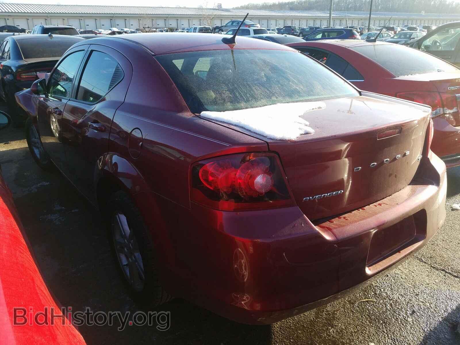 2014 DODGE AVENGER - VIN: 1C3CDZCB7EN237831 - Фото 3