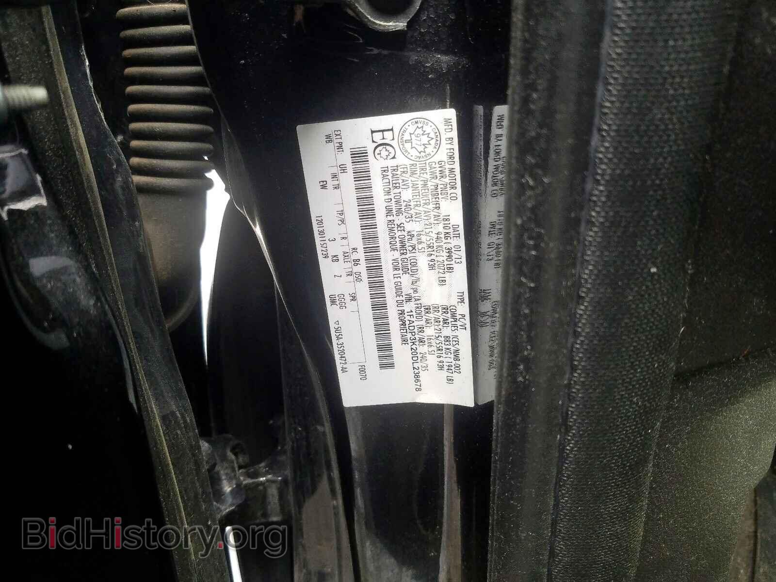 2013 FORD FOCUS - VIN: 1FADP3K20DL238678 - Photo 10