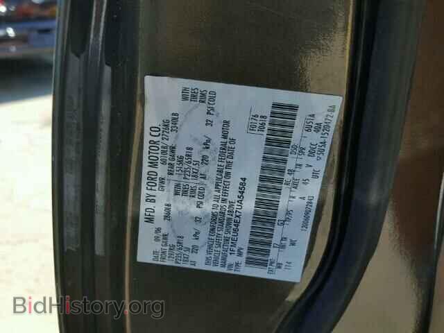 2007 FORD EXPLORER - VIN: 1FMEU64EX7UA54584 - Фото 10