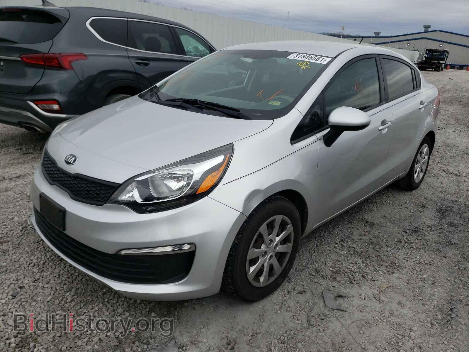 2016 KIA RIO - VIN: KNADM4A37G6643178 - Фото 2