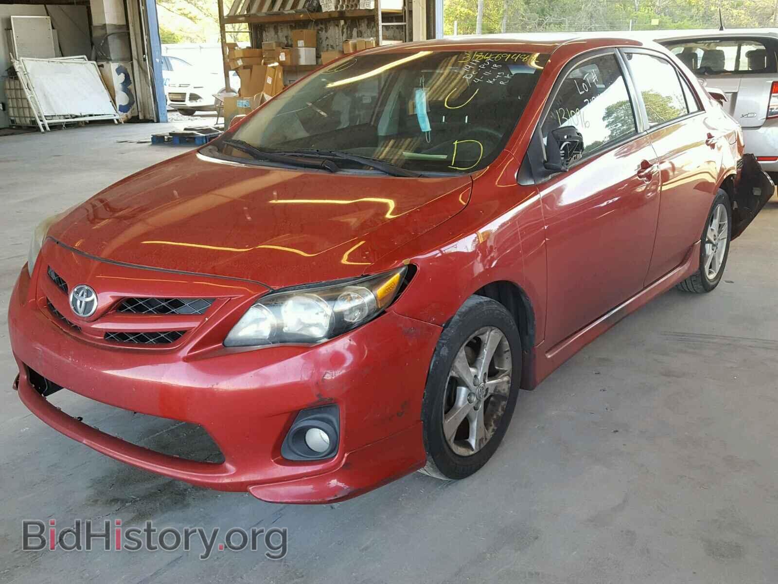 2011 TOYOTA COROLLA - VIN: 2T1BU4EE8BC593267 - Фото 2