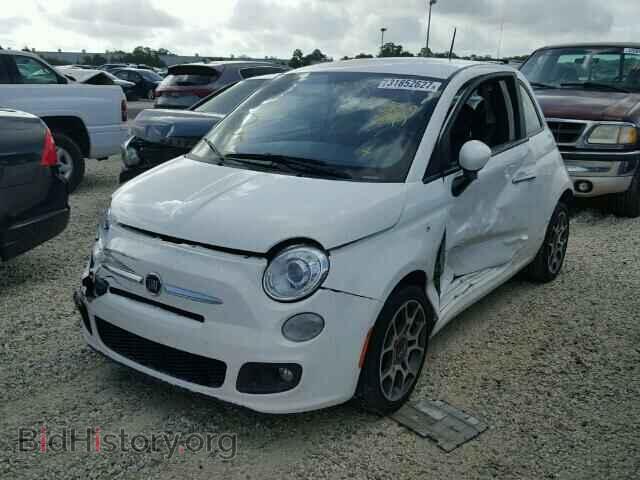 2012 FIAT 500 - VIN: 3C3CFFBRXCT107577 - Фото 2