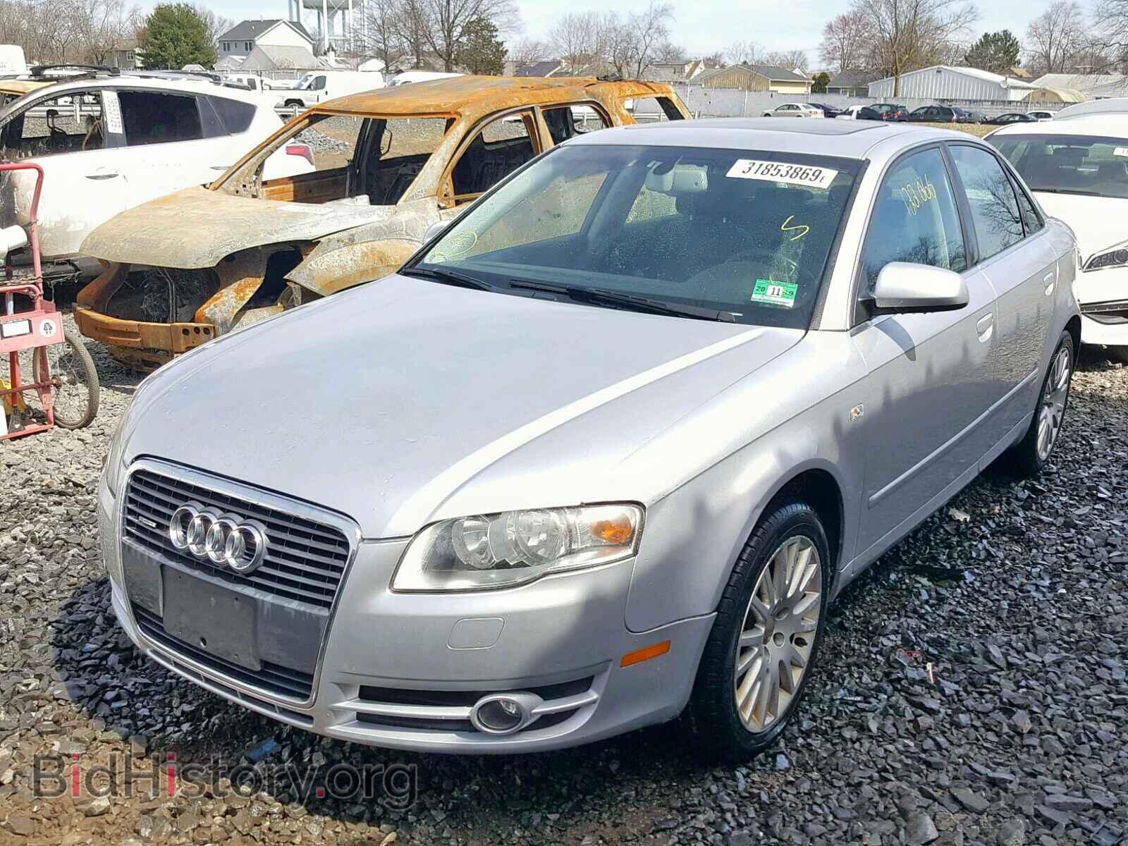 2006 AUDI A4 - VIN: WAUDH78E76A108604 - Фото 2