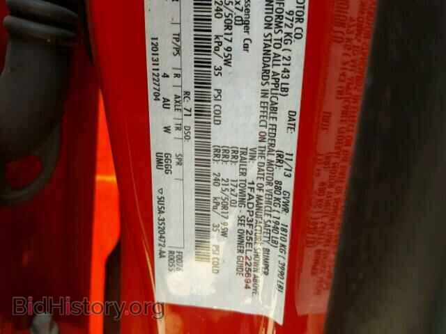 2014 FORD FOCUS - VIN: 1FADP3F25EL225694 - Фото 10
