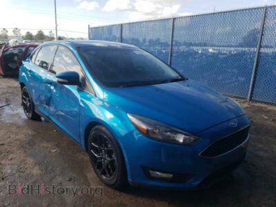 2016 Ford FOCUS Focus SE, синий — VIN 1FADP3F2XGL297719, Copart