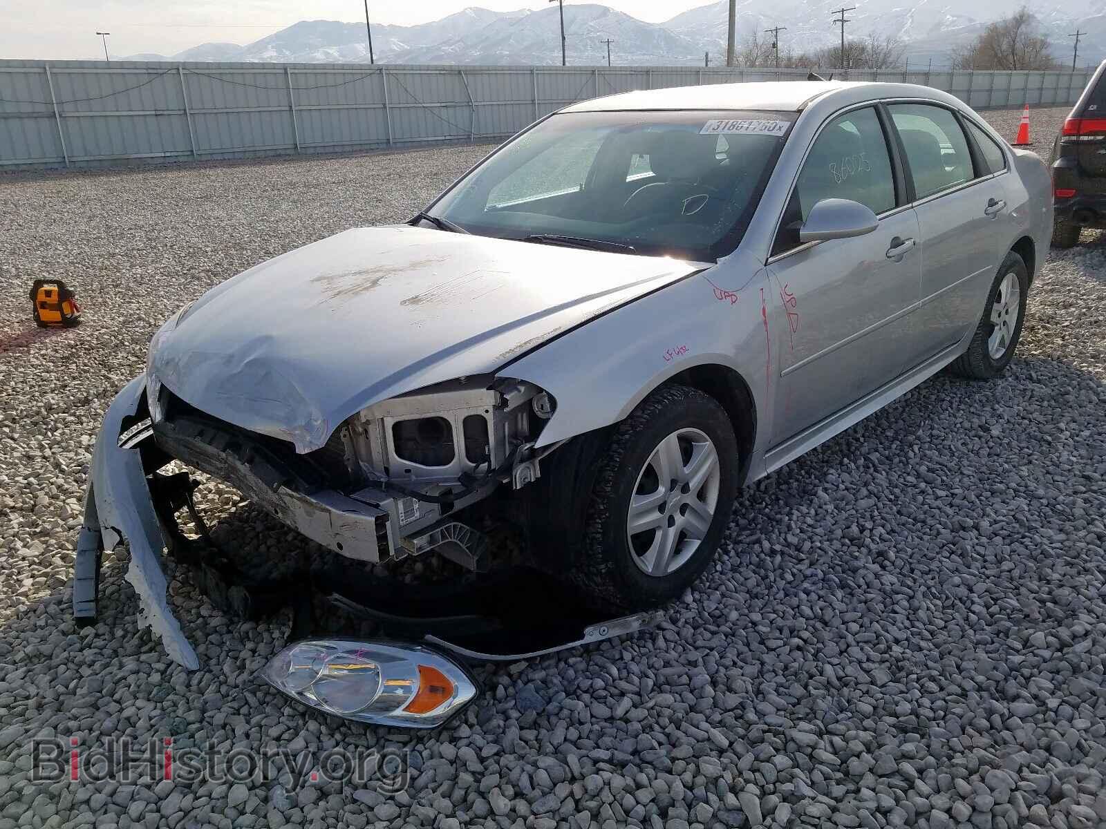 2011 CHEVROLET IMPALA - VIN: 2G1WF5EKXB1323021 - Фото 2