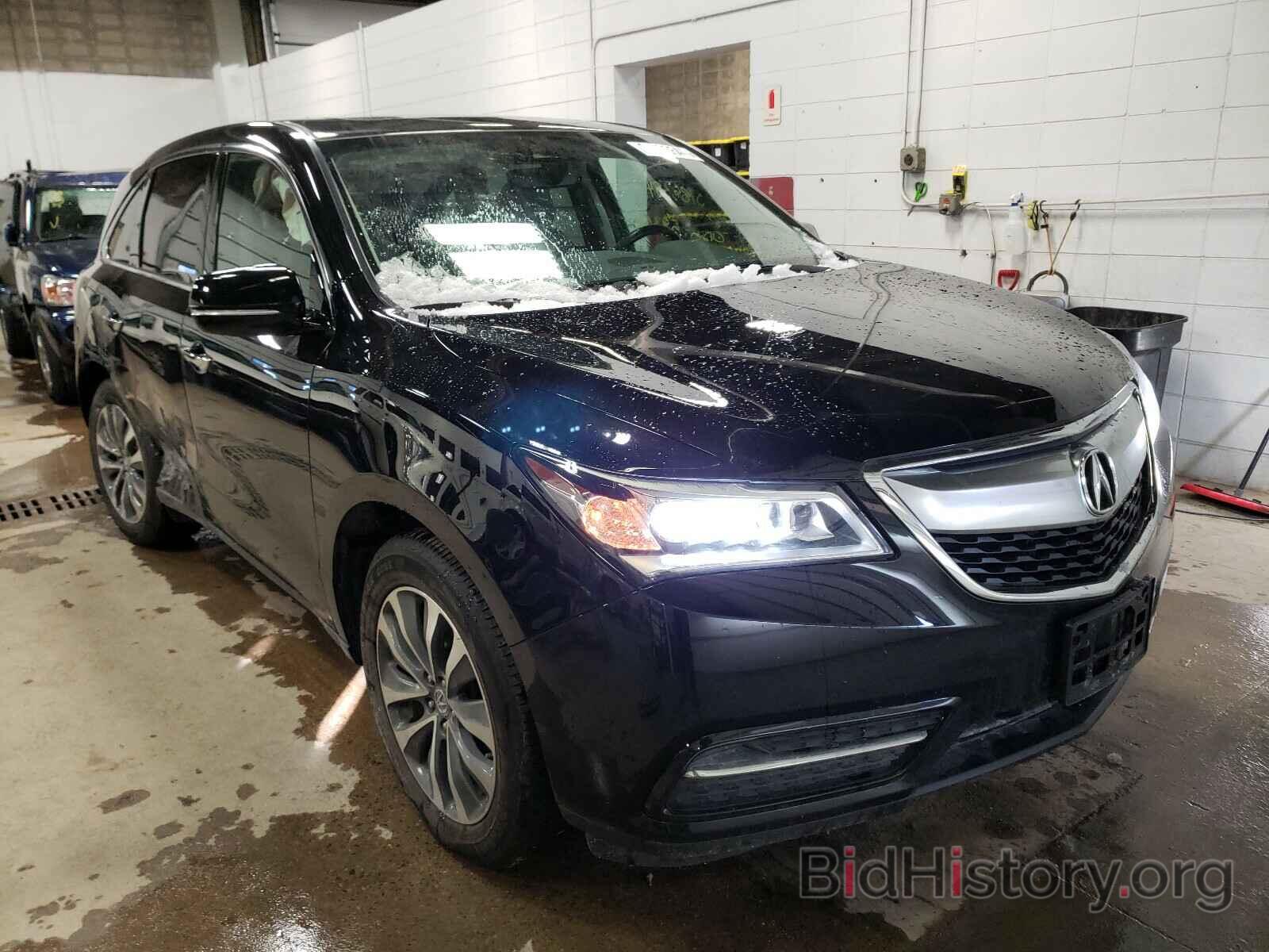 Фотография 5FRYD4H6XGB011752 - ACURA MDX 2016