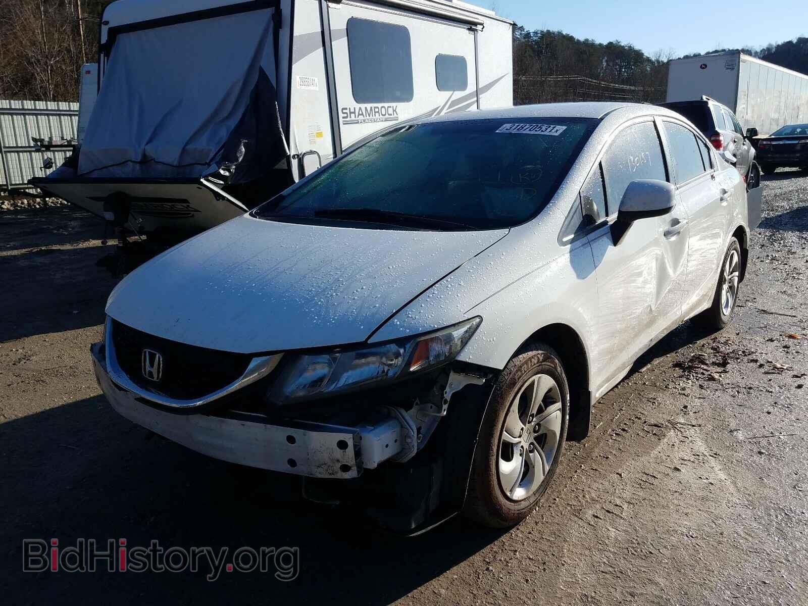 2013 HONDA CIVIC - VIN: 19XFB2F57DE037921 - Фото 2