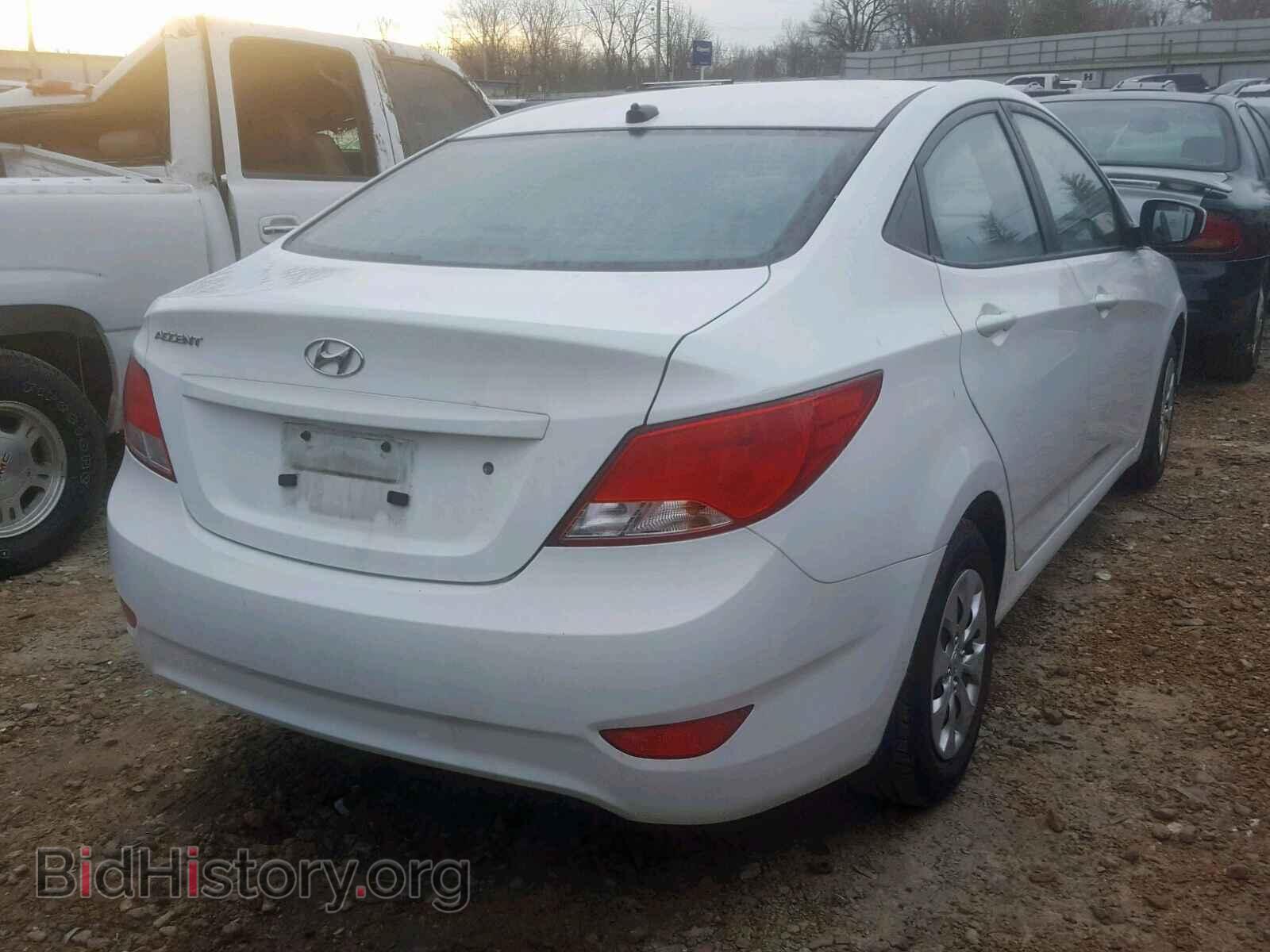 2016 HYUNDAI ACCENT - VIN: KMHCT4AE5GU020491 - Фото 4