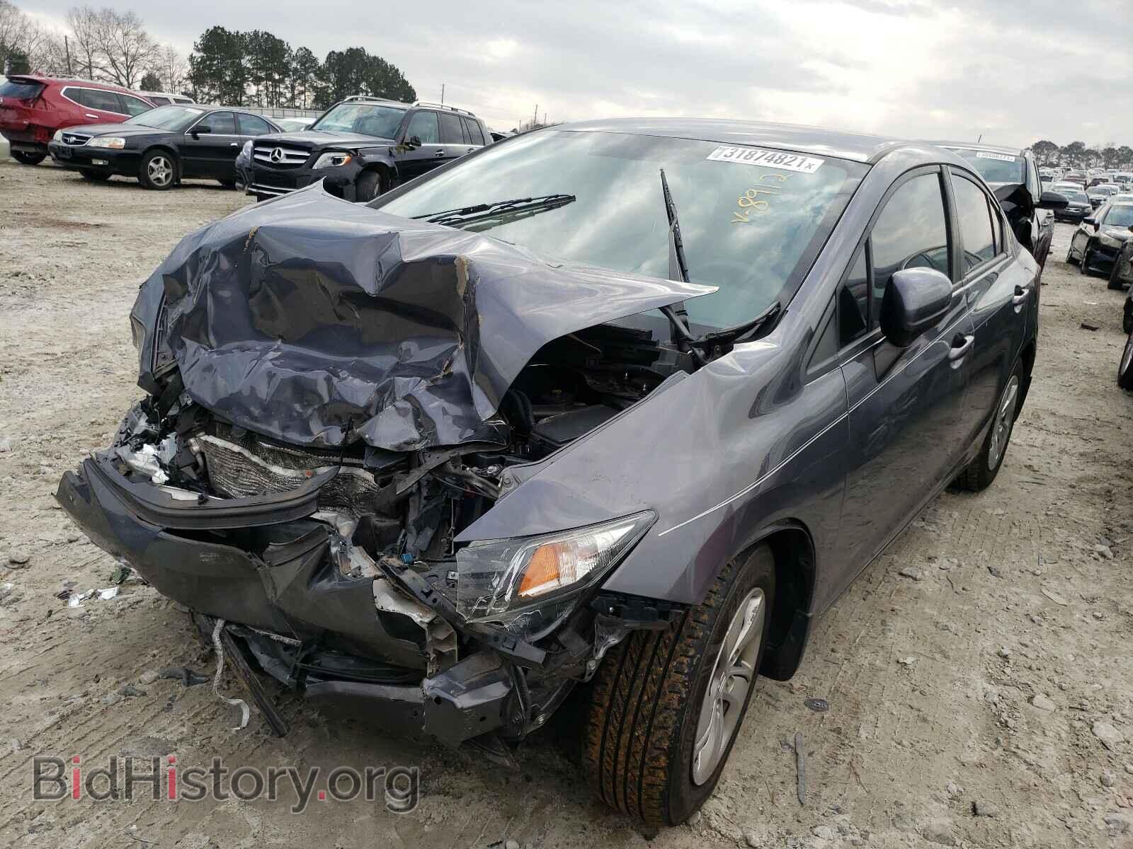 2014 HONDA CIVIC - VIN: 19XFB2F53EE028912 - Фото 2