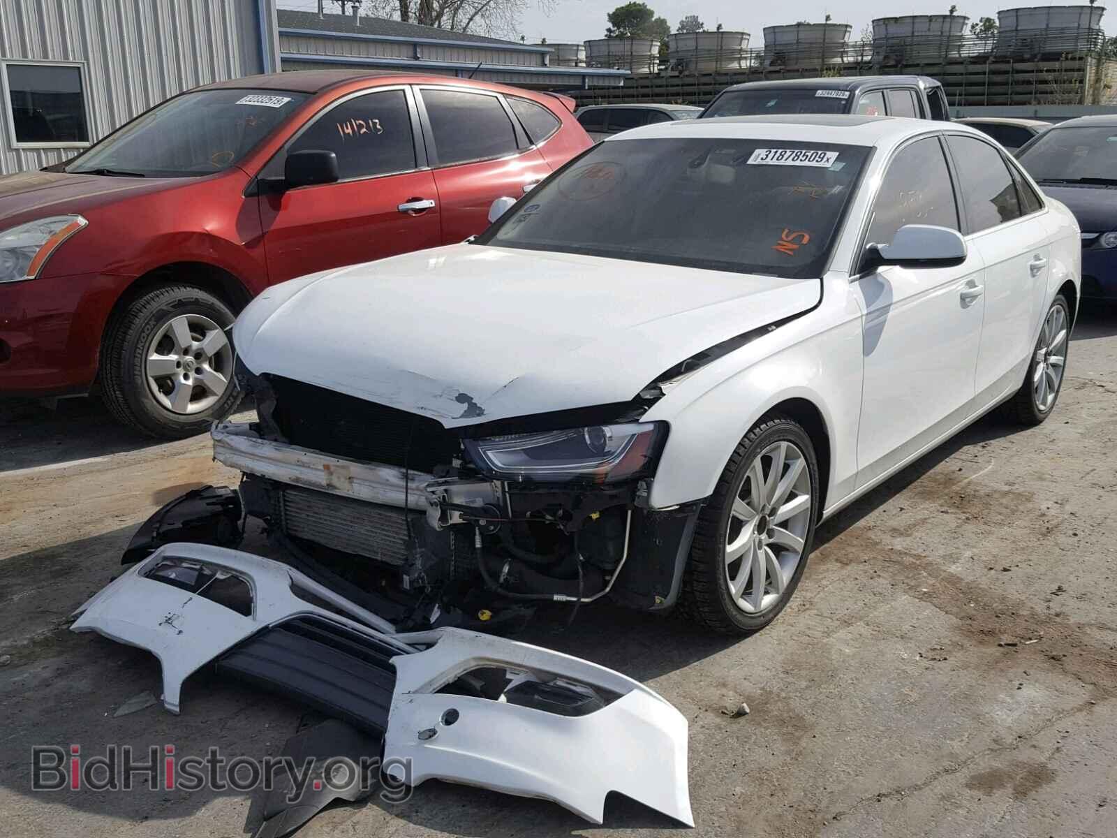 2013 AUDI A4 - VIN: WAUAFAFL4DN032546 - Фото 2
