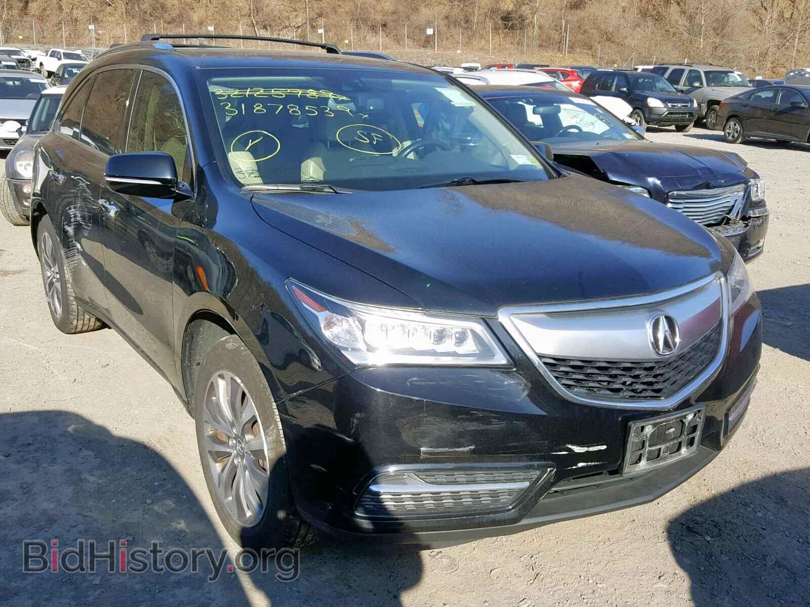 Фотография 5FRYD4H49EB006070 - ACURA MDX 2014