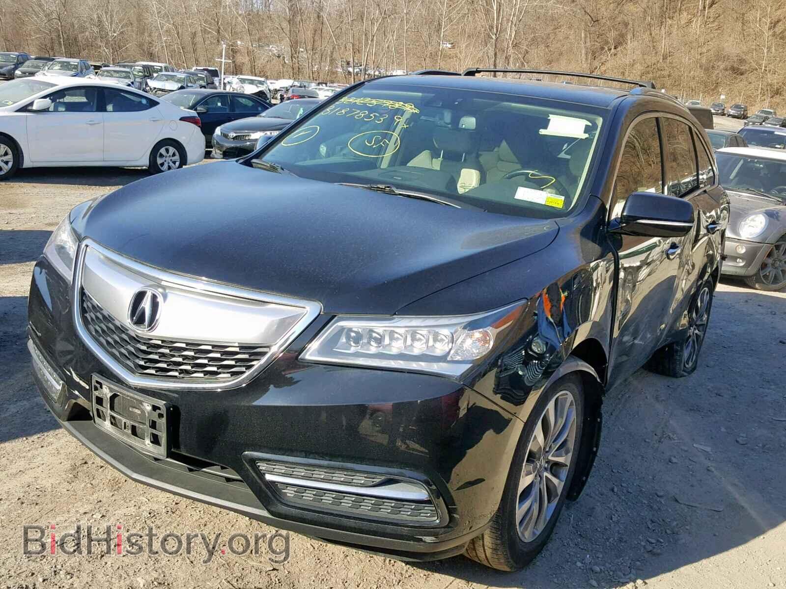 2014 ACURA MDX - VIN: 5FRYD4H49EB006070 - Фото 2