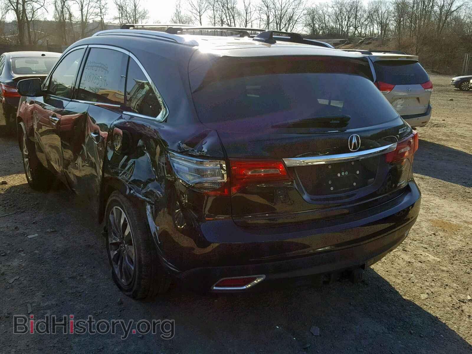 2014 ACURA MDX - VIN: 5FRYD4H49EB006070 - Фото 3