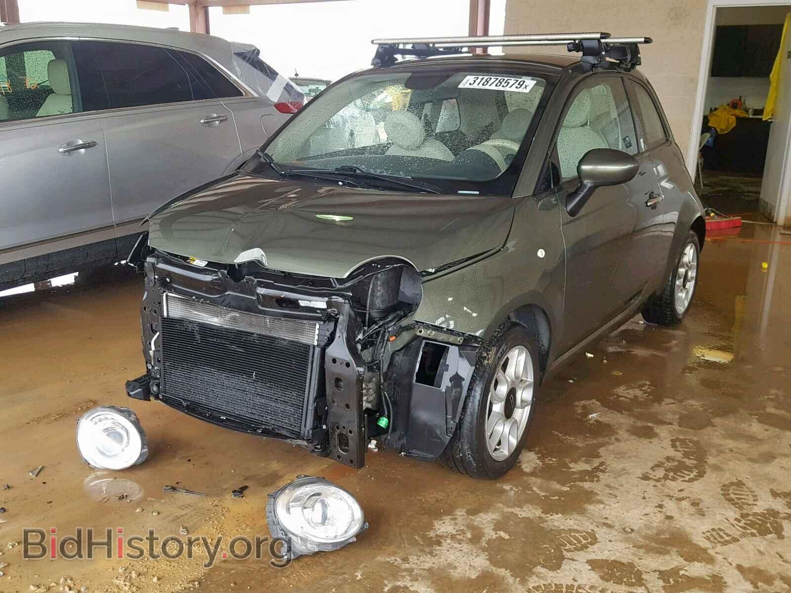 2015 FIAT 500 - VIN: 3C3CFFARXFT757130 - Фото 2