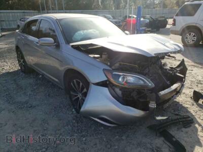 2013 Chrysler 200 200 Tourin, серебристый — VIN 1C3CCBBB2DN538548, Copart