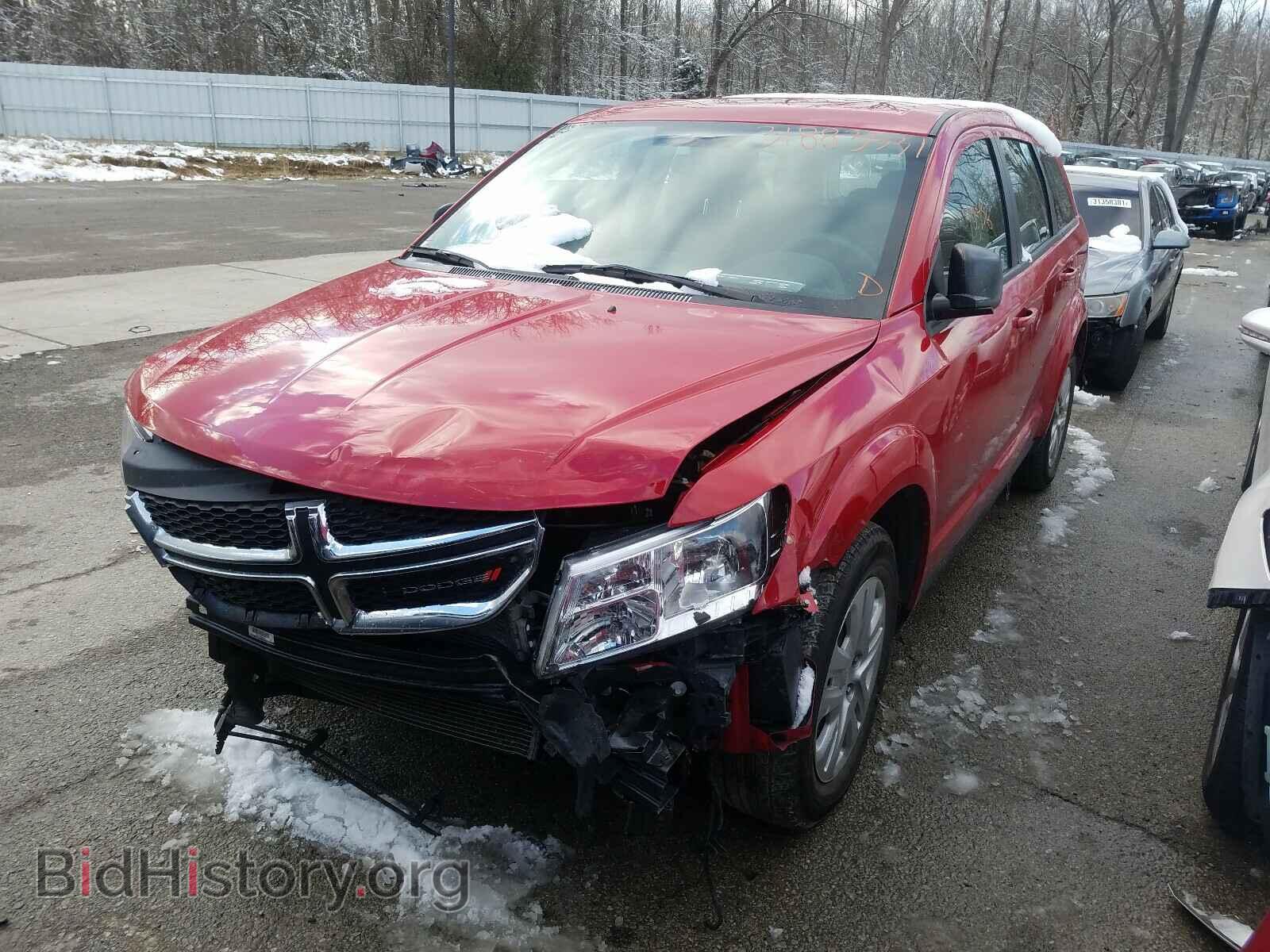 2014 DODGE JOURNEY - VIN: 3C4PDCAB1ET258347 - Фото 2