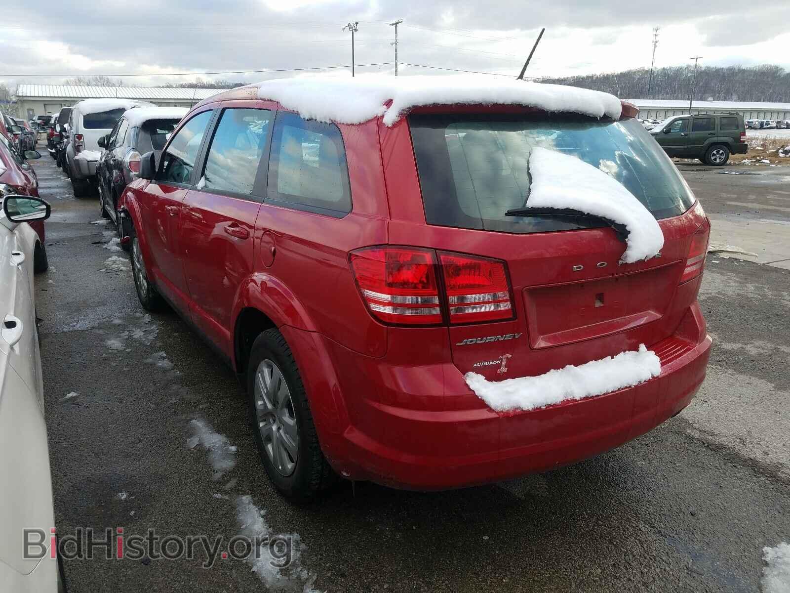 2014 DODGE JOURNEY - VIN: 3C4PDCAB1ET258347 - Фото 3