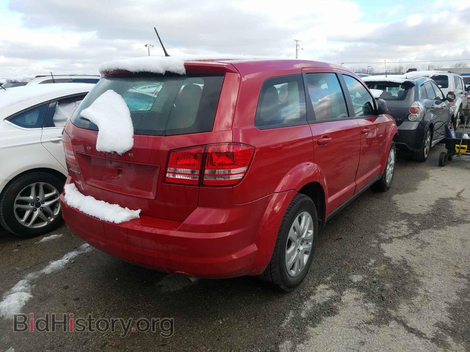 2014 DODGE JOURNEY - VIN: 3C4PDCAB1ET258347 - Фото 4