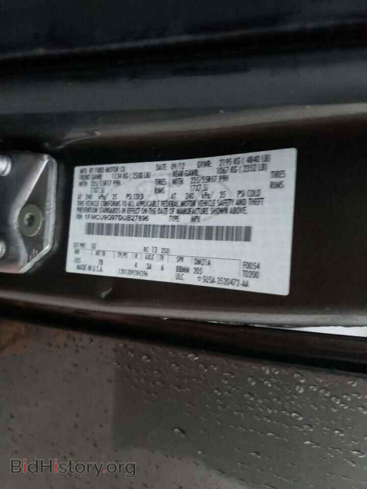 2013 FORD ESCAPE - VIN: 1FMCU9G97DUB27896 - Фото 10