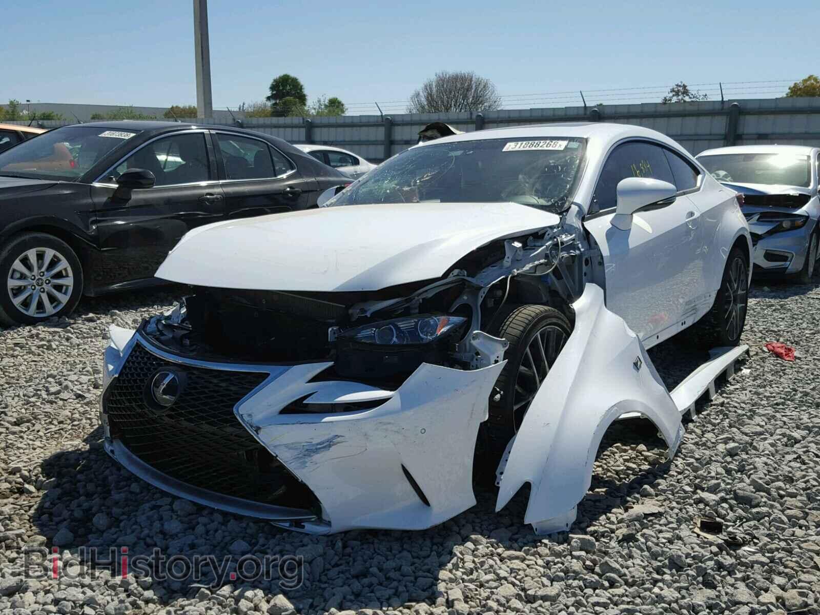 2017 LEXUS RC - VIN: JTHHA5BC5H5006474 - Фото 2