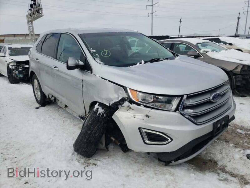2016 Ford EDGE Edge SEL (VIN 2FMPK4J88GBC35514) — фото 1 из 10, Copart, повреждение: передняя часть