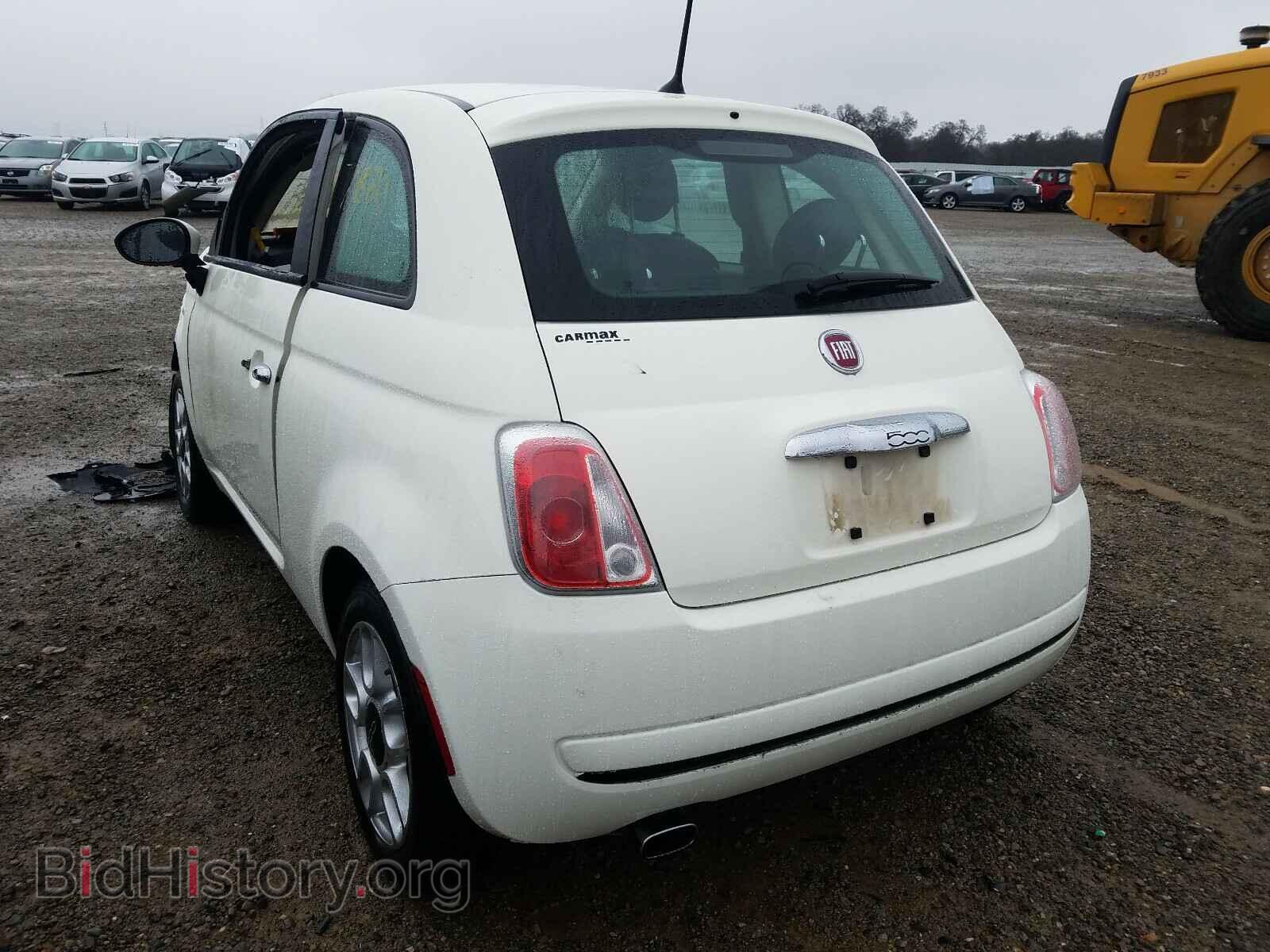 2012 FIAT 500 - VIN: 3C3CFFAR2CT288904 - Фото 3