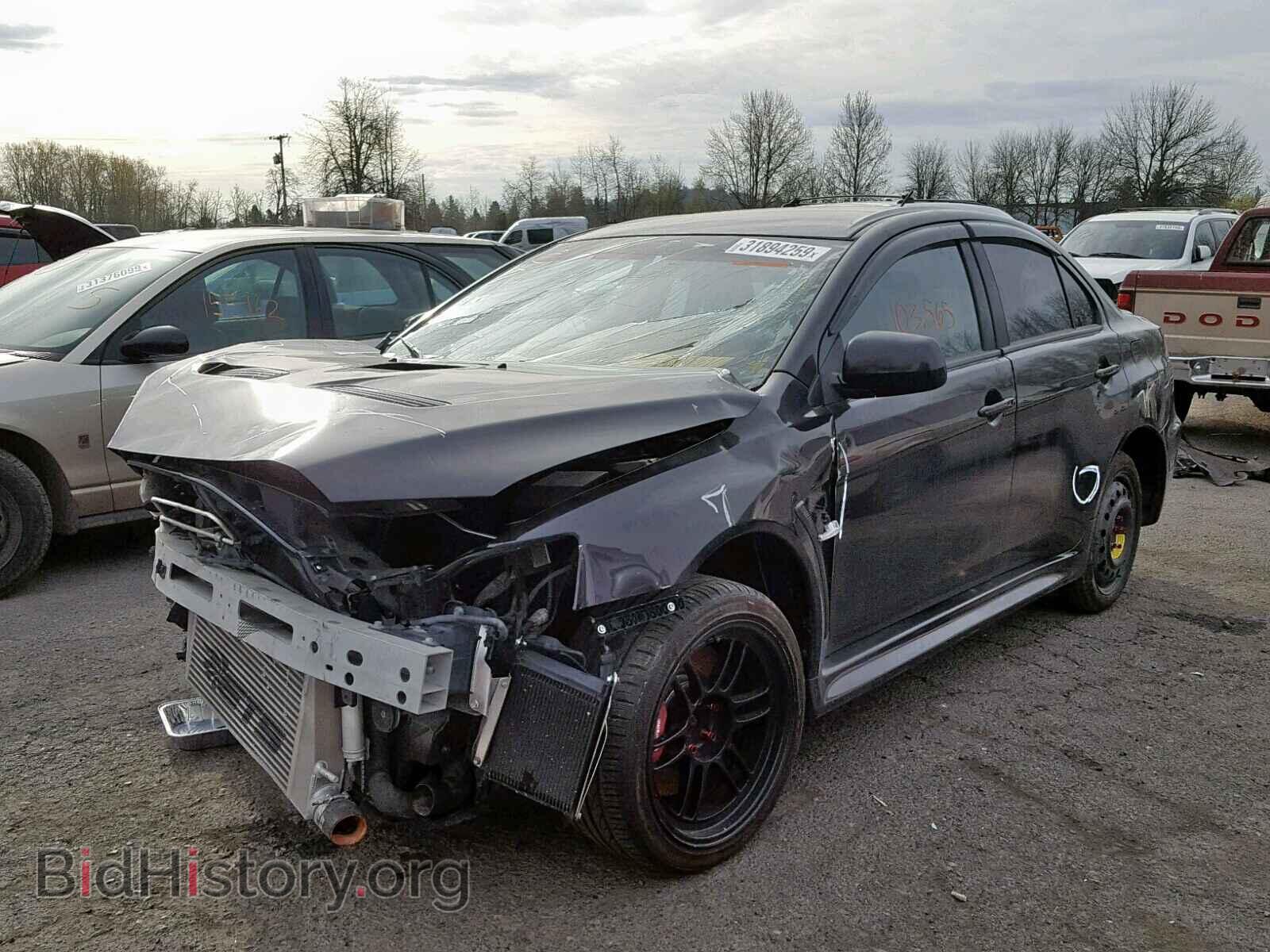 2013 MITSUBISHI EVO - VIN: JA32W5FV0DU009897 - Фото 2