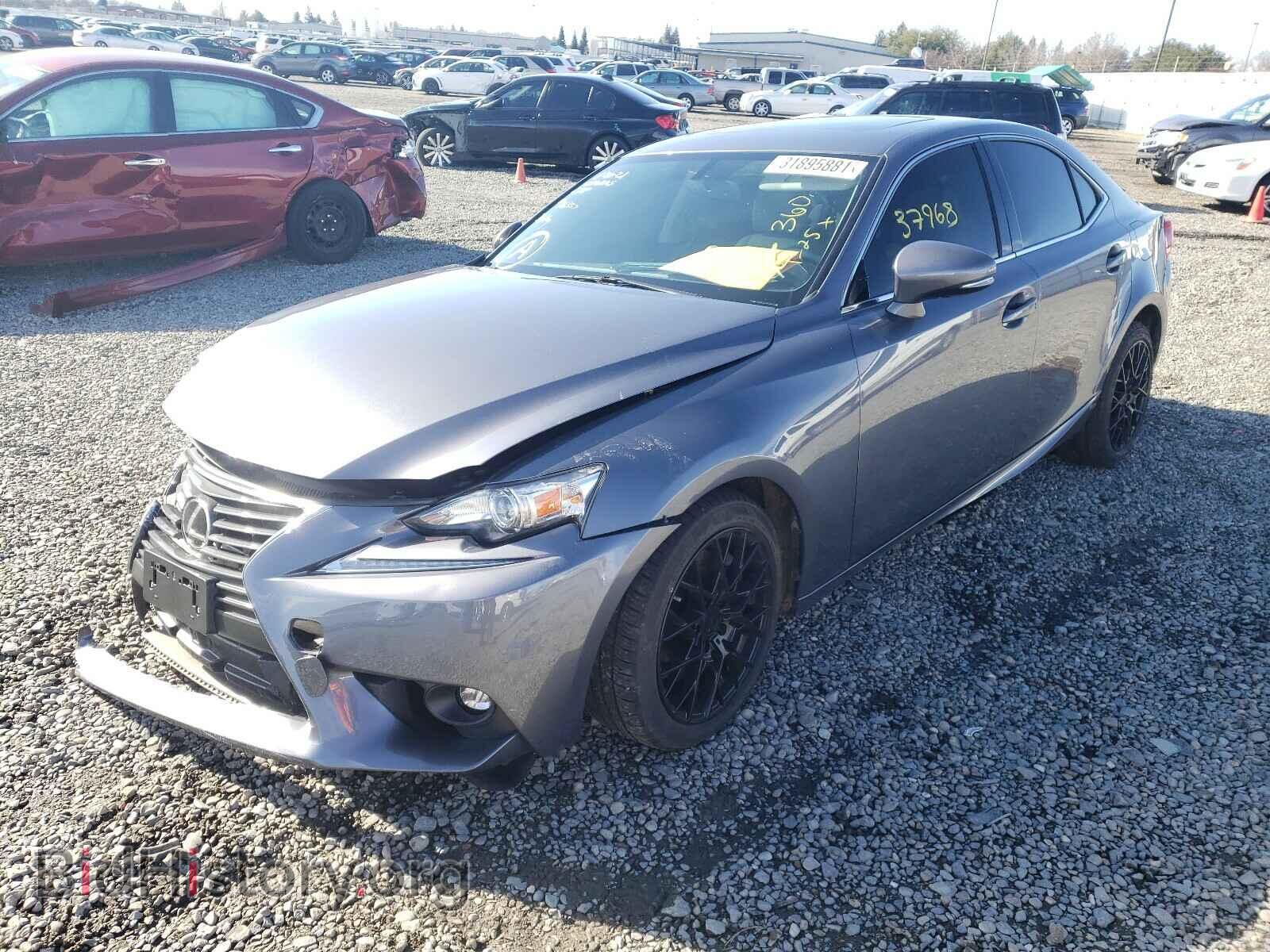 2016 LEXUS IS - VIN: JTHBA1D24G5032615 - Фото 2