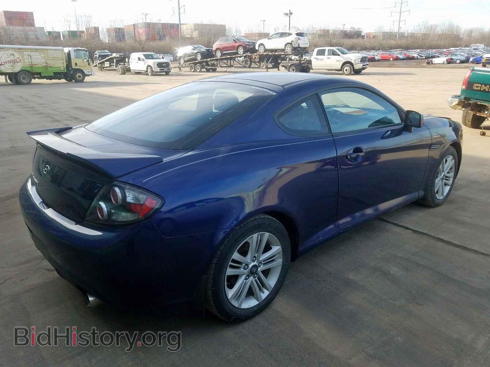 2007 HYUNDAI TIBURON - VIN: KMHHM66D27U250259 - Фото 4