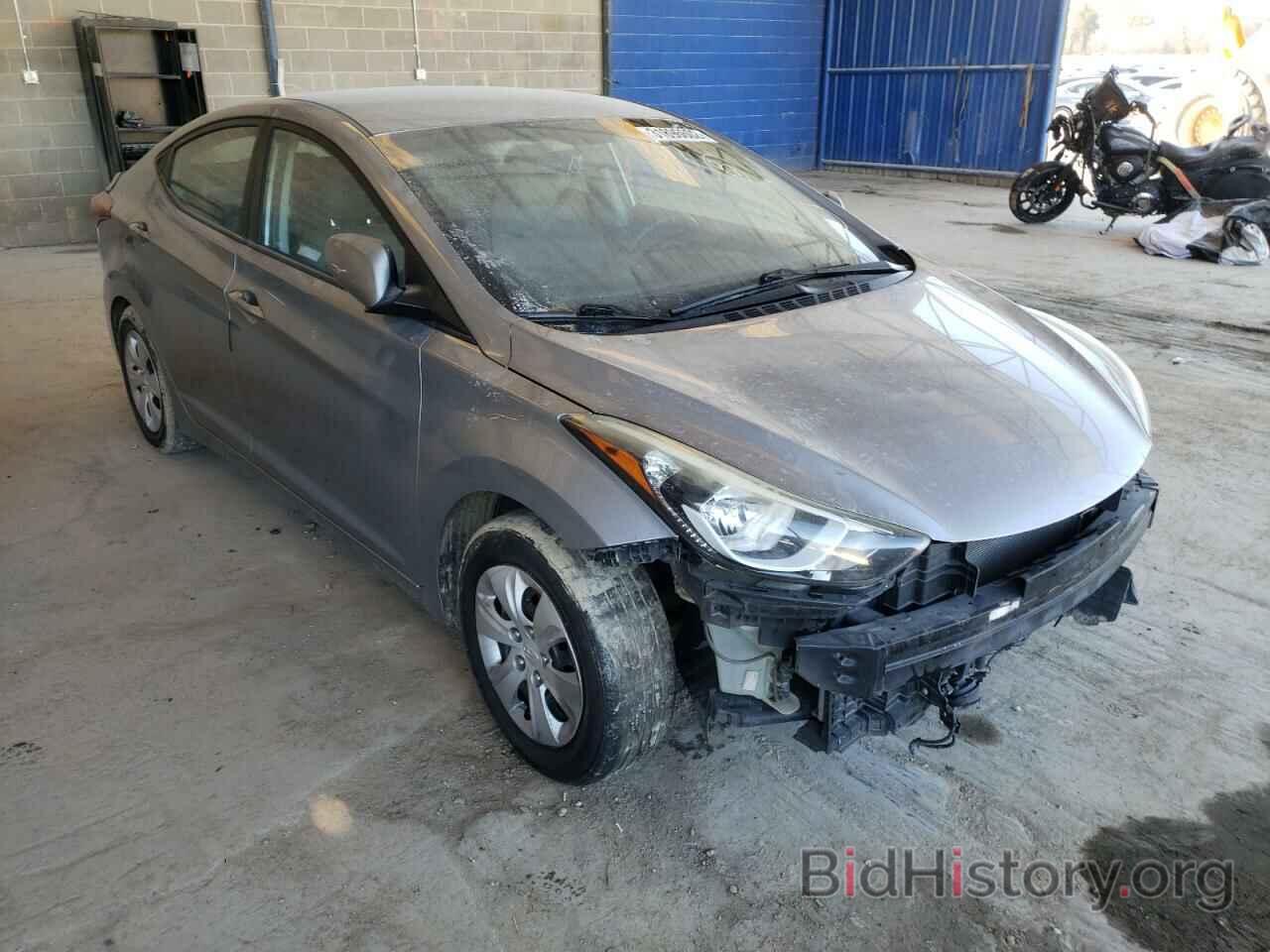 Photo 5NPDH4AE3GH703990 - HYUNDAI ELANTRA 2016